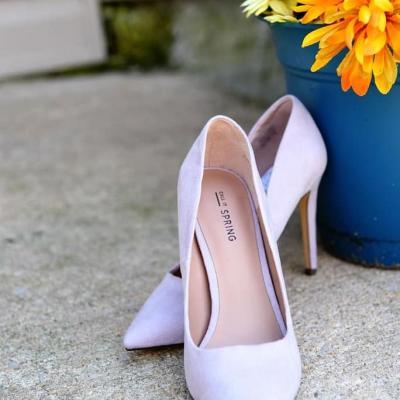 Call it Spring lilac pump: $95.00