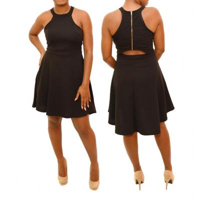 Black Junior Back Cut out Dress Size M: $125.00